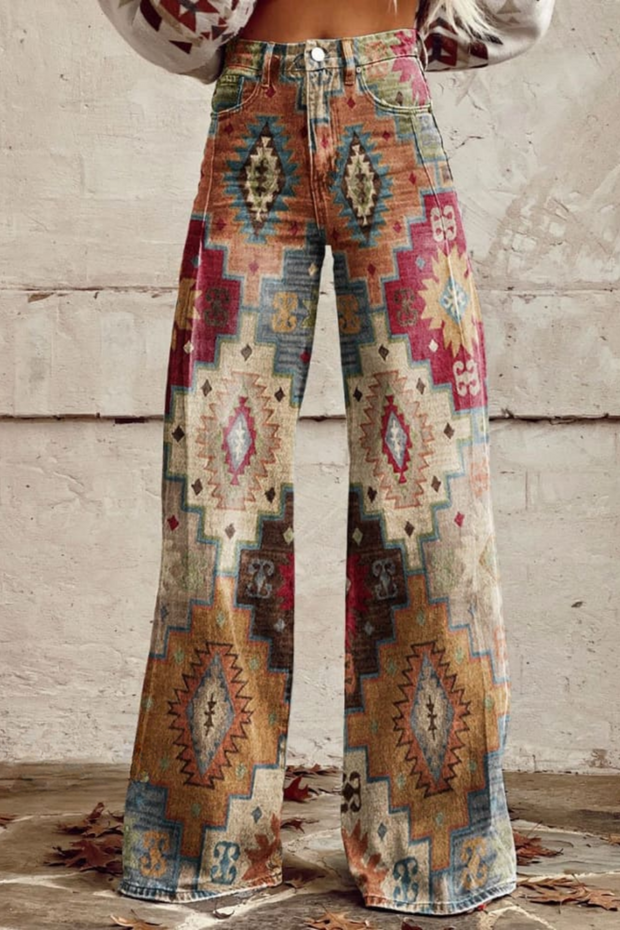 Jolanta | Spodnie boho w stylu vintage