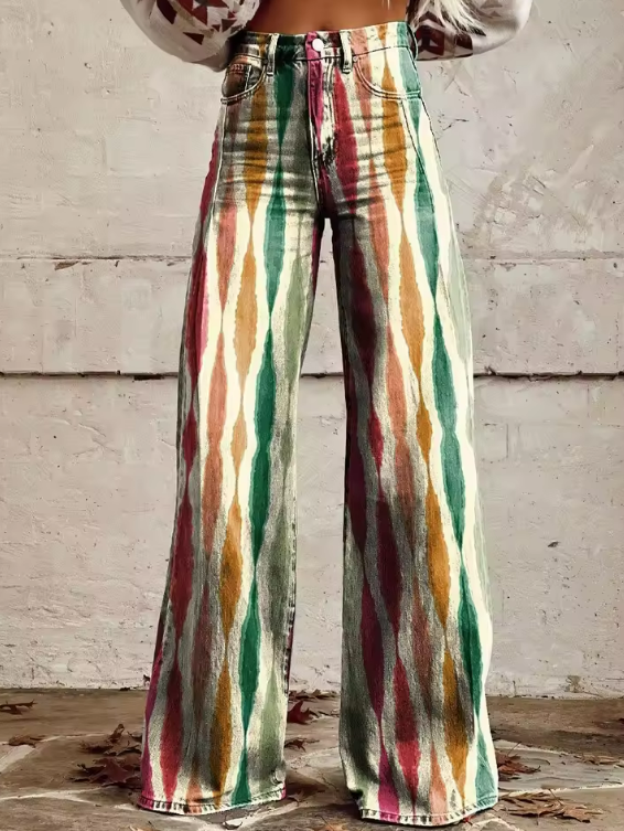 Jolanta | Spodnie boho w stylu vintage