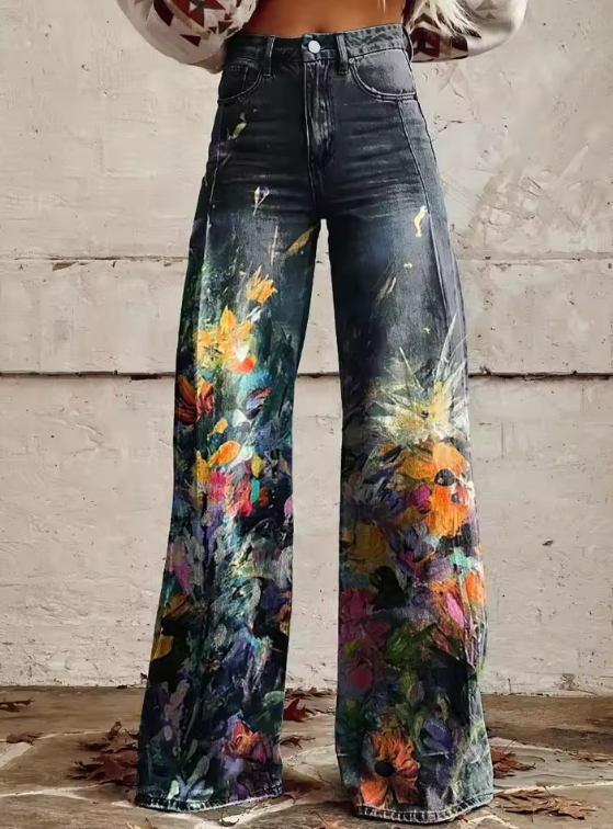 Jolanta | Spodnie boho w stylu vintage