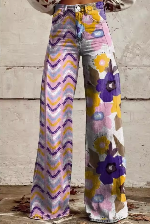 Jolanta | Spodnie boho w stylu vintage