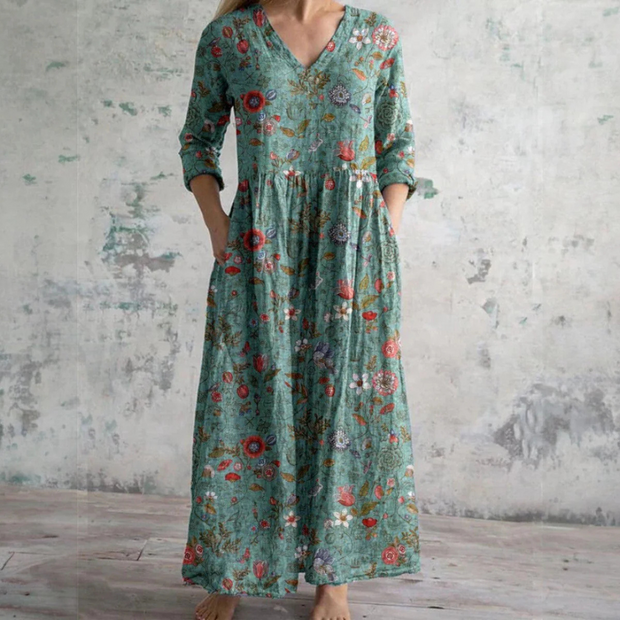 Anika™ | Elegancka Kwiatowa Sukienka