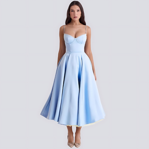 Olene | Romantyczna sukienka maxi