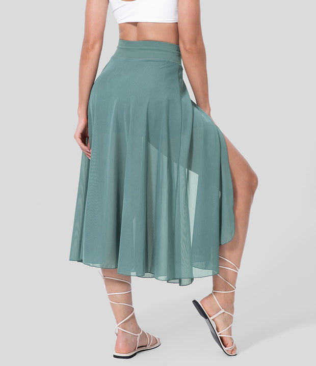 Aniela™ | Spódnica 2 w 1 z wysokim stanem