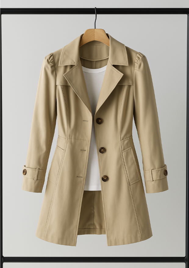 Laurian™ | Leichter Luxus in einem zeitlosen Trenchcoat