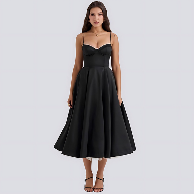 Olene | Romantyczna sukienka maxi