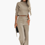 Vira™ | Elegancki zestaw z krótkim topem