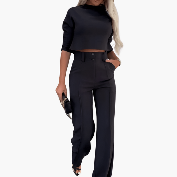 Vira™ | Elegancki zestaw z krótkim topem