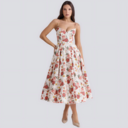 Olene | Romantyczna sukienka maxi