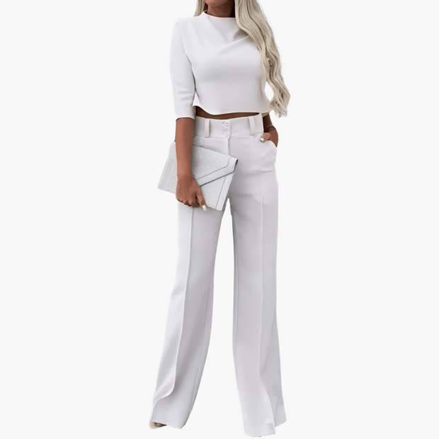 Vira™ | Elegancki zestaw z krótkim topem