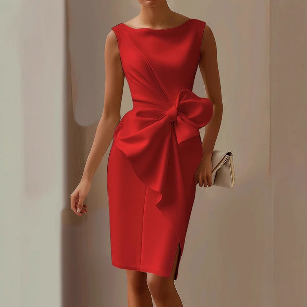 Cindy™ | Elegancka sukienka z muszką