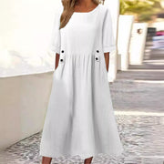 Tilde | Damer Blomster Elegant Kjole | For Lethed & Selvtillid