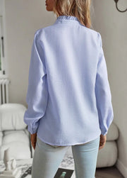 Pela - Ruffle Long Sleeve Shirt