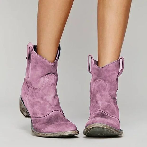Beata | Kowbojskie buty do kostki