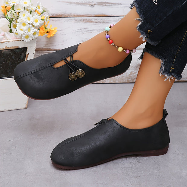 ZOFIA | ZAMSZOWY LOAFERS