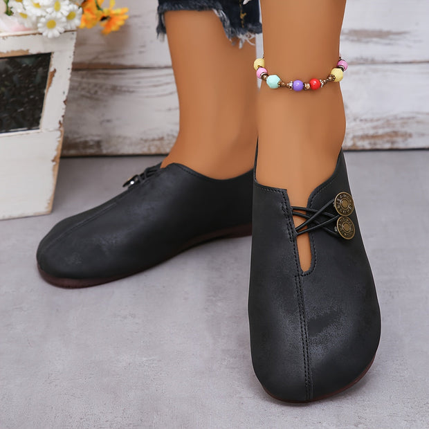 ZOFIA | ZAMSZOWY LOAFERS