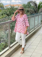 Marjanne - Elegancki top w stylu vintage