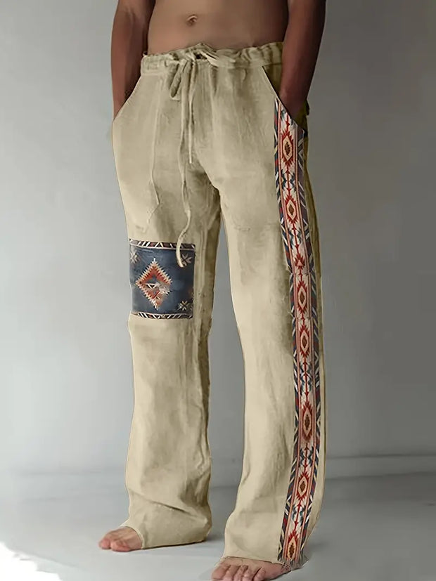 Lenoir™ | Pantalon ethnique à poches