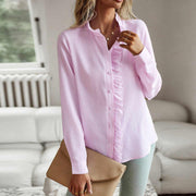 Pela - Ruffle Long Sleeve Shirt